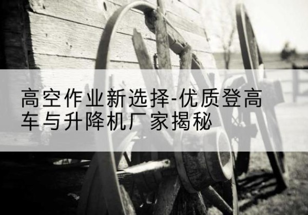 伊宁登高车厂家-高空作业新选择-优质登高车与升降机厂家揭秘